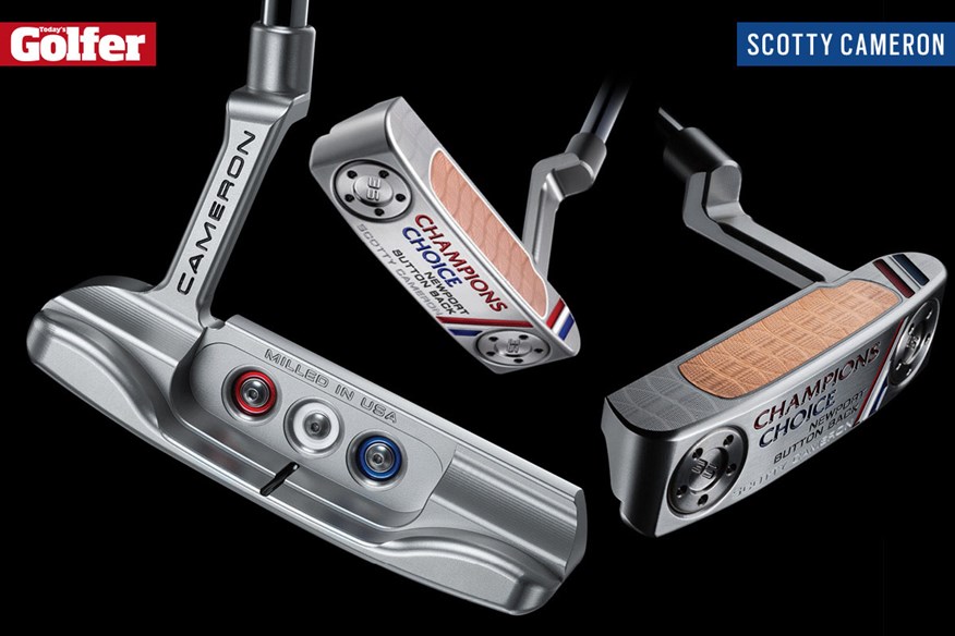 Scotty Cameron Champions Choice Newport Button Back putter.