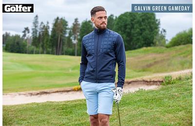 The second installment of the Galvin Green Gameday Collection includes the Damian zip-up sweater.