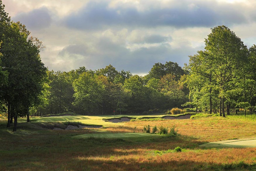 The 14th hole on Les Bordes' New Course, designed by Gill Hanse.