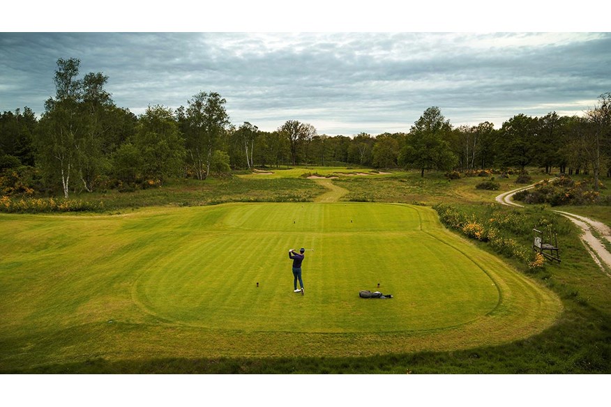 The 7th hole on Les Bordes' New Course, designed by Gill Hanse.