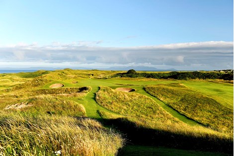 The Postage Stamp 7th at Royal Troon is one of the best golf holes in Scotland. The Postage Stamp 7th at Royal Troon is one of the best golf holes in Scotland.