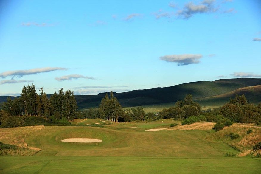 The 13th on Gleneagles' King's course is one of the best golf holes in Scotland.