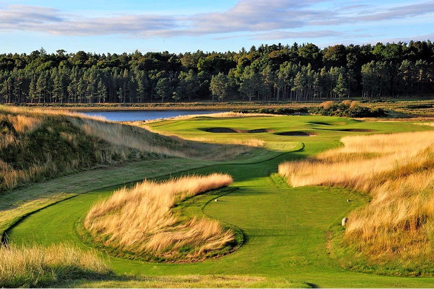 The 17th hole at Skibo Castle is one of the best golf holes in Scotland.