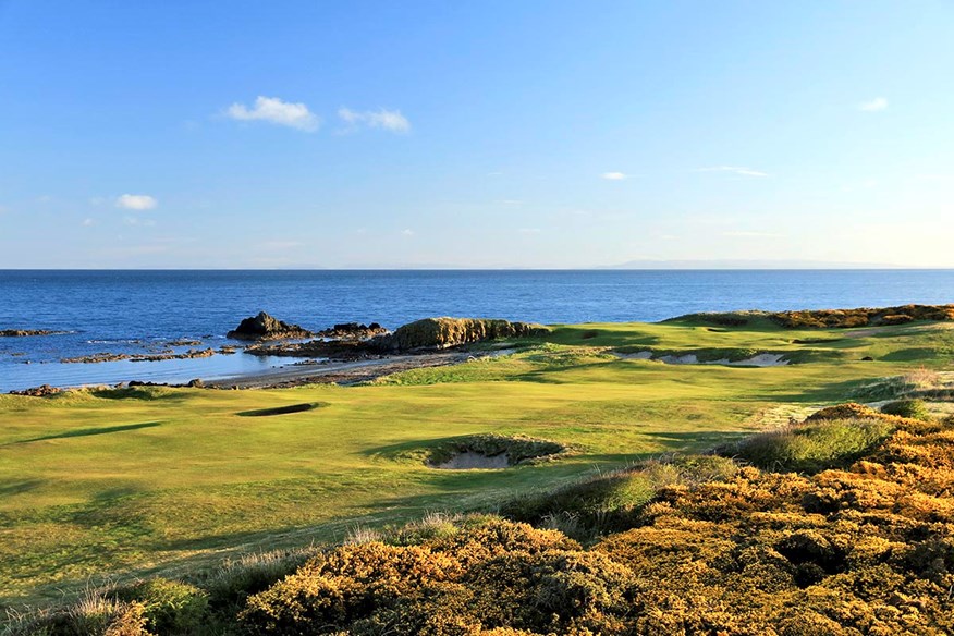 The 10th on Turnberry's Ailsa course is one of the best golf holes in Scotland.