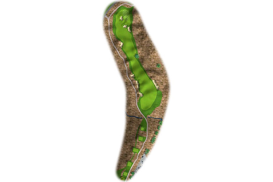 The 12th hole at Marco Simone Golf Club is a 545-yard par 5.