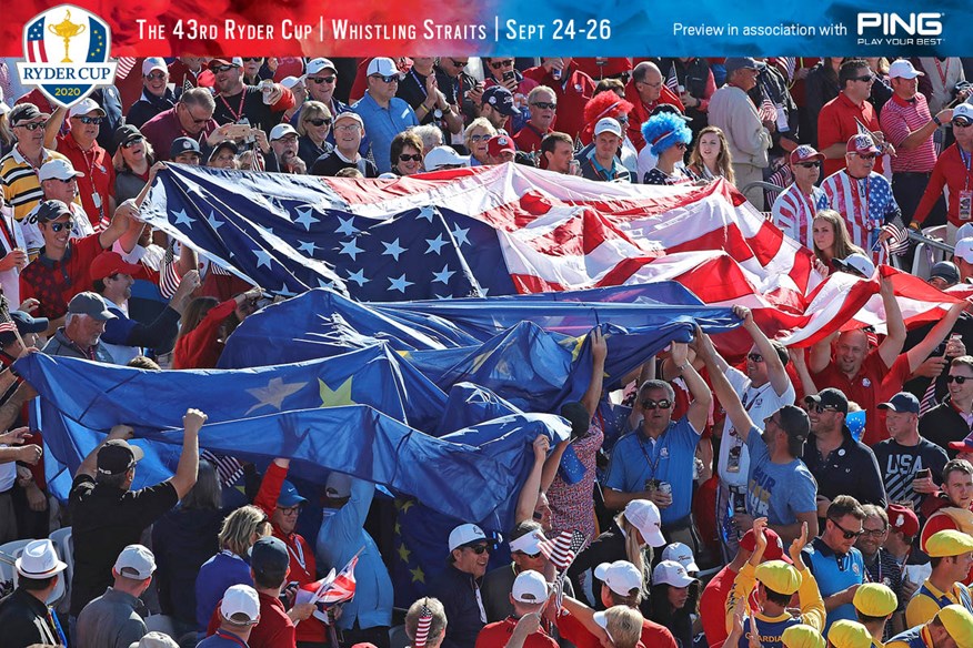 European and USA Ryder Cup fans