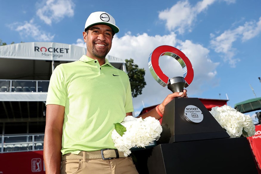 Tony Finau won the Rocket Mortgage Classic for his fourth PGA Tour victory and second in a row.