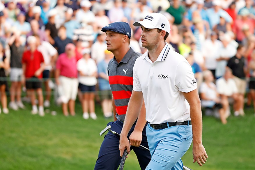 Bryson DeChambeau and Patrick Cantlay went head to head in the BMW Championship.