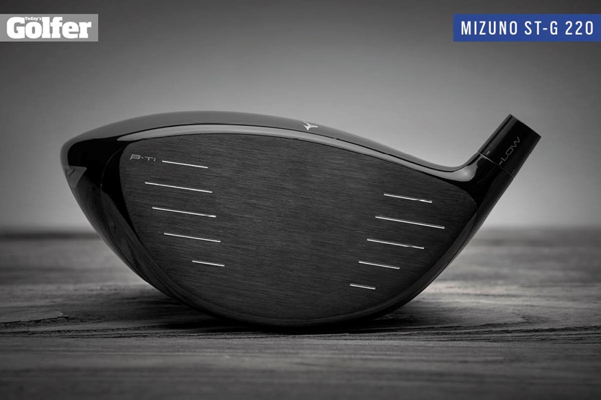 The new multi-thickness face of the Mizuno ST-G 220 driver.