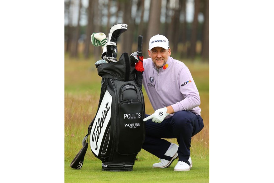 Ian Poulter wears FootJoy Icon shoes and uses a FootJoy Pure Touch Limited glove.