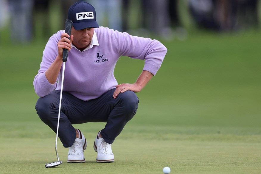 Harris English uses his trusty Ping Scottsdale Hohum putter