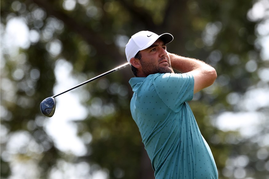 Scottie Scheffler uses a TaylorMade Qi10 fairway wood