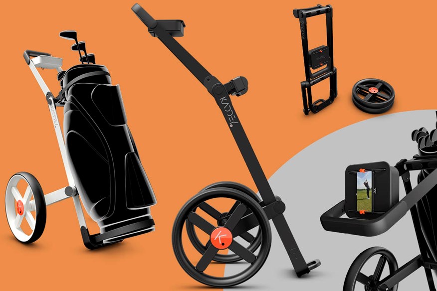 The Kaddey Switch is a revolutionary push and pull golf trolley.