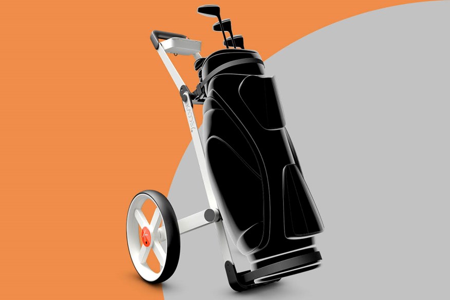 The Kaddey Switch is a revolutionary push and pull golf trolley.