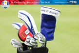 Ian Poulter's 2020 Ryder Cup headcovers include his number and the 'Make It Count' mantra.