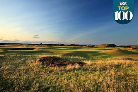 The par-4 4th at St Andrews Old Course is one of the best golf holes in Great Britain and Ireland. The par-4 4th at St Andrews Old Course is one of the best golf holes in Great Britain and Ireland.