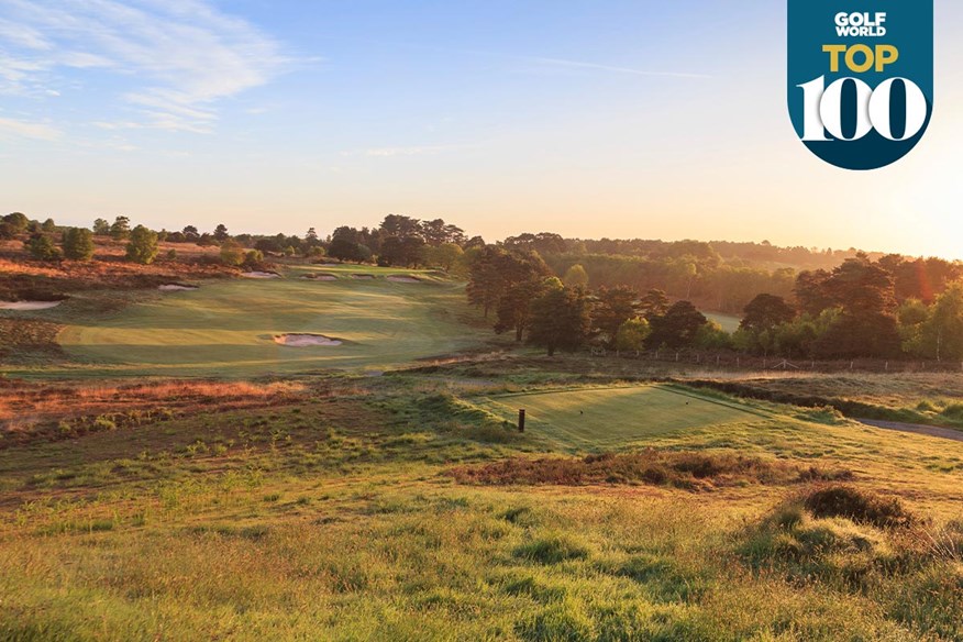 The par-3 14th at Broadstone is one of the best golf holes in Great Britain and Ireland.