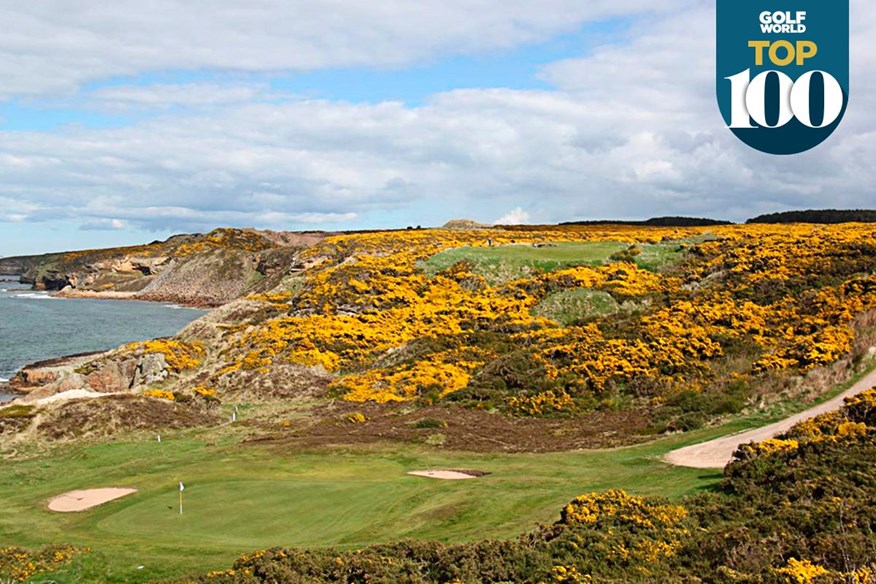 The par-3 12th at Hopeman is one of the best golf holes in Great Britain and Ireland.