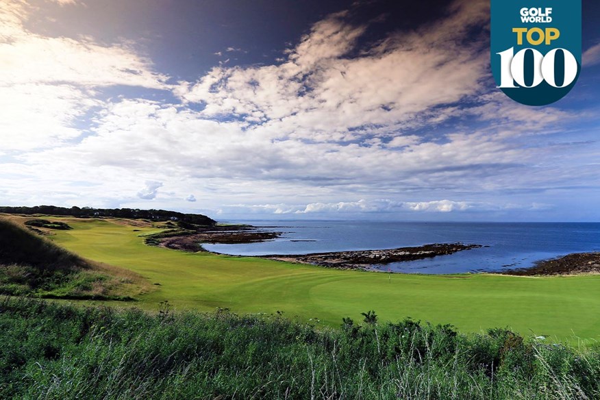 The par-5 12th at Kingsbarns is one of the best golf holes in Great Britain and Ireland.