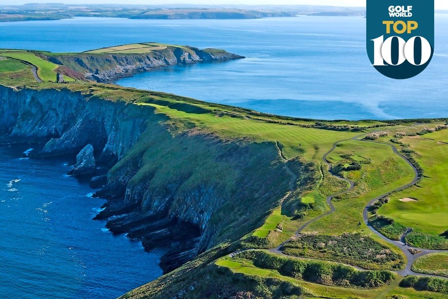 The par-5 12th at Old Head is one of the best golf holes in Great Britain and Ireland.