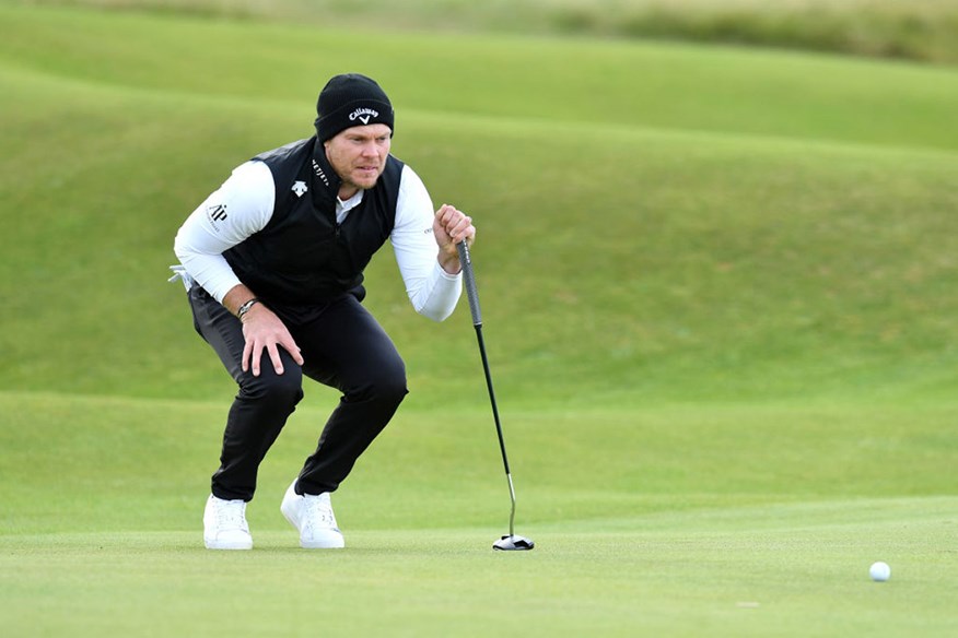 Danny Willett is using an Odyssey Toulon Prototype putter.