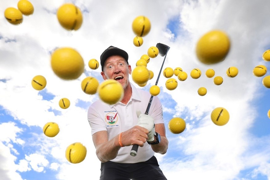 Mick McLoughlin will attempt to play the most golf holes in a week.