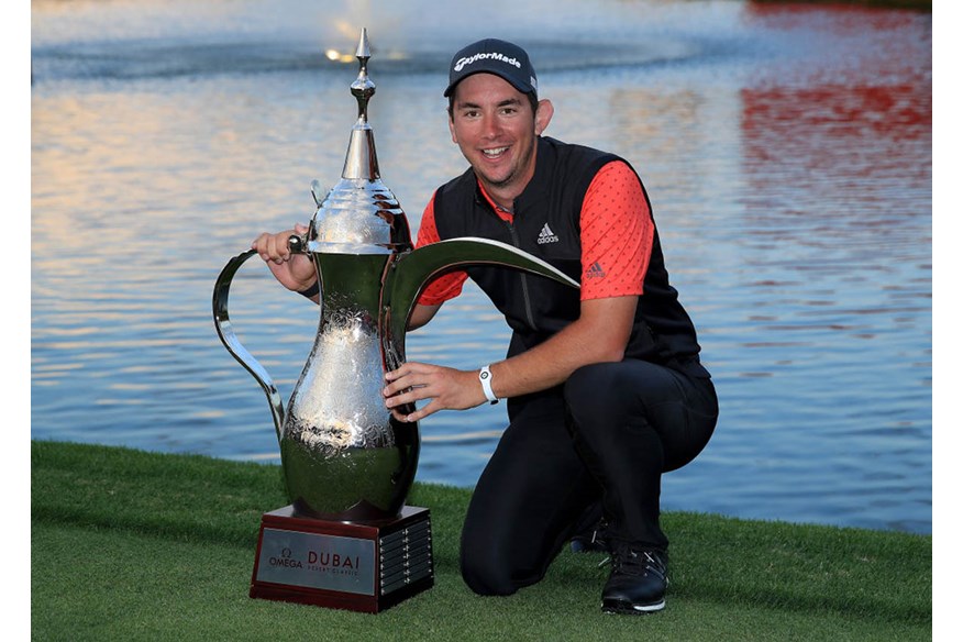 Lucas Herbert's first professional win came at the 2020 Omega Dubai Desert Classic.