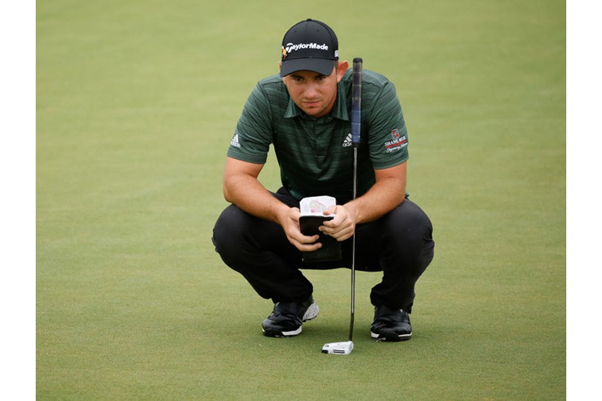 Lucas Herbert uses the TaylorMade Spider X Tour putter.