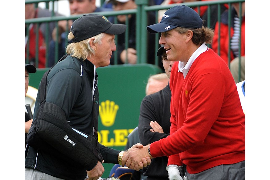 Greg Norman Phil Mickelson