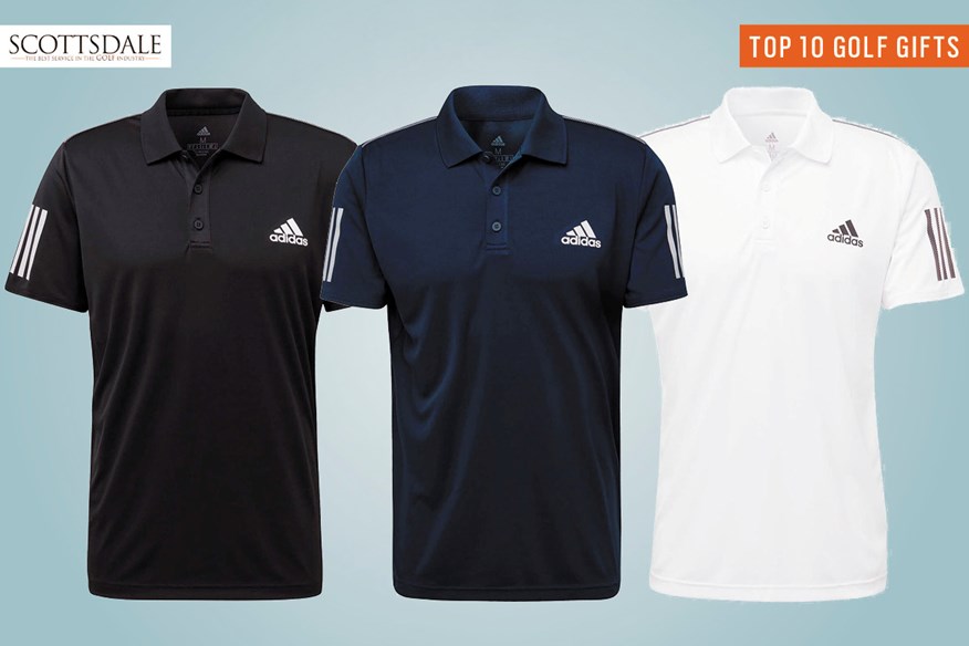 The adidas 3-Stripes Club Polo is one of the best golf gifts at Scottsdale Golf.