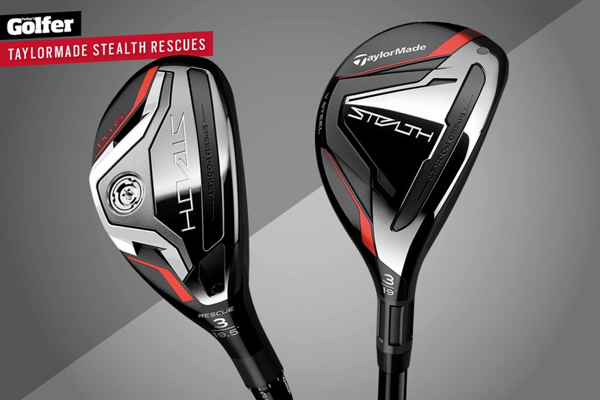 The TaylorMade Stealth hybrids.