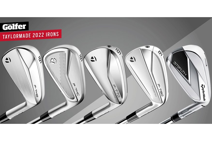 TaylorMade's 2022 irons line-up.