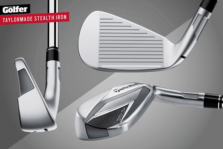 The TaylorMade Stealth iron.