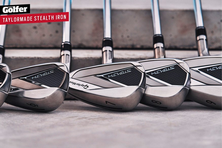 The TaylorMade Stealth iron.