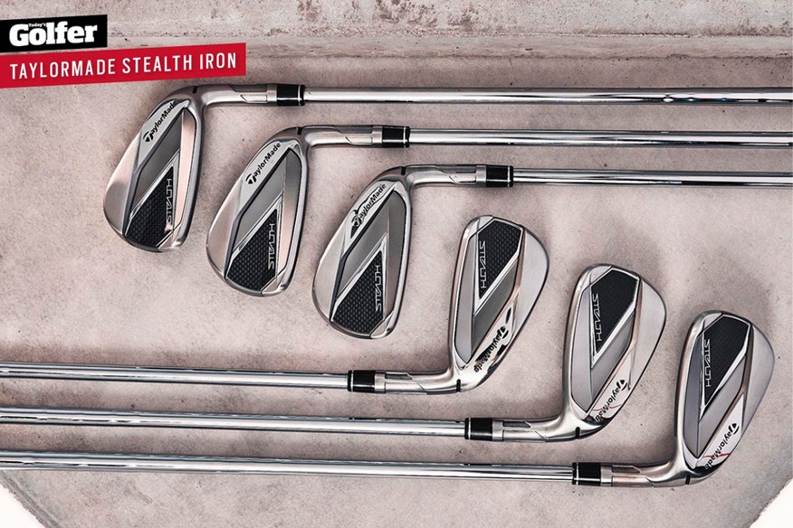 The TaylorMade Stealth iron.