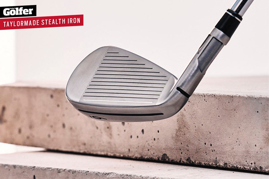 The TaylorMade Stealth iron.