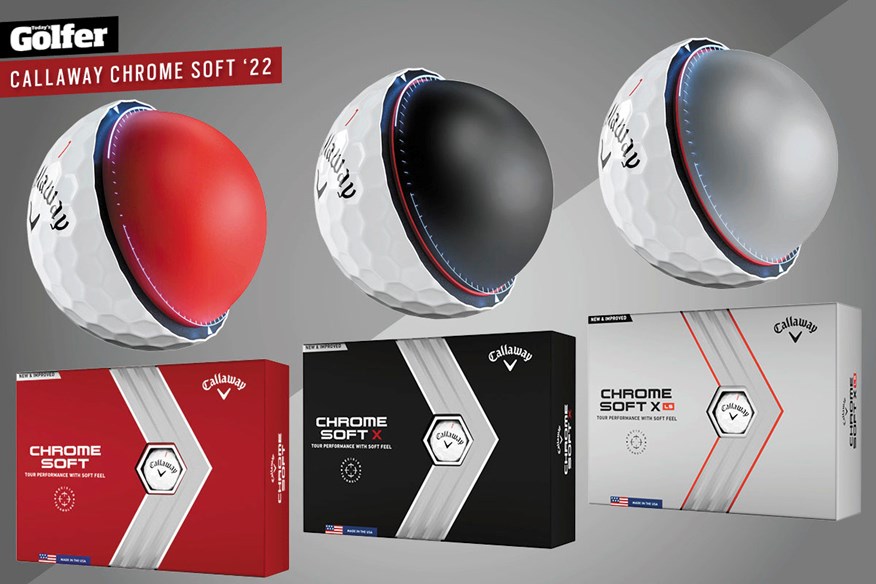 The Callaway Chrome Soft, Chrome Soft X and Chrome Soft X LS golf balls have all been given an update for 2022.