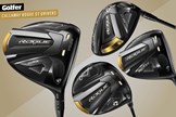 The four Callaway Rogue ST Drivers.