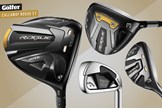 The Callaway Rogue ST family of golf clubs.