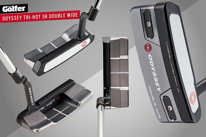 The Odyssey Tri-Hot 5K Double Wide putter.