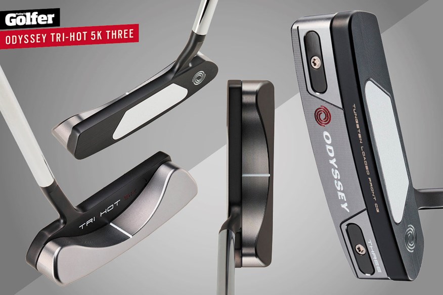 The Odyssey Tri-Hot 5K Three putter.