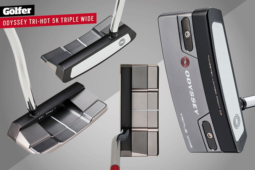 The Odyssey Tri-Hot 5K Triple Wide putter.