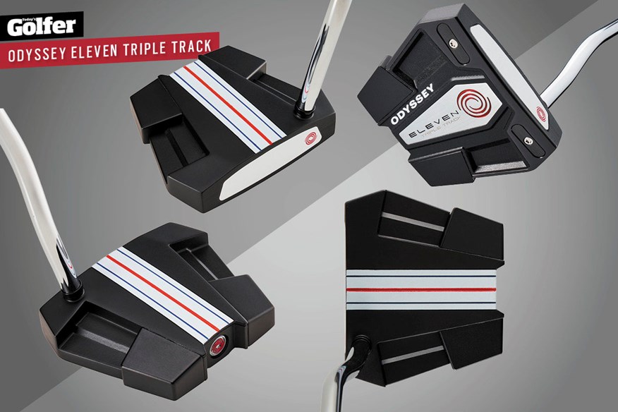 The Odyssey Eleven Triple Track putter.