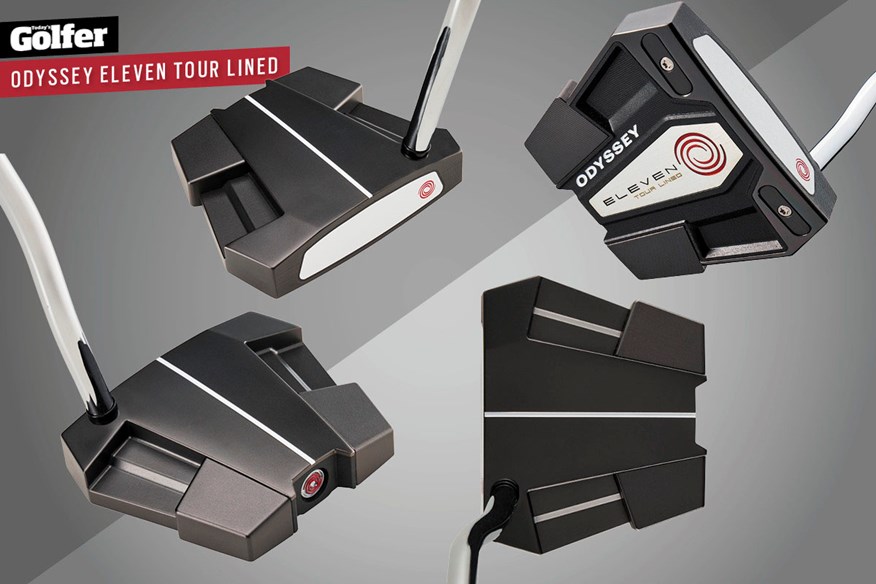 The Odyssey Eleven Tour Lined putter.