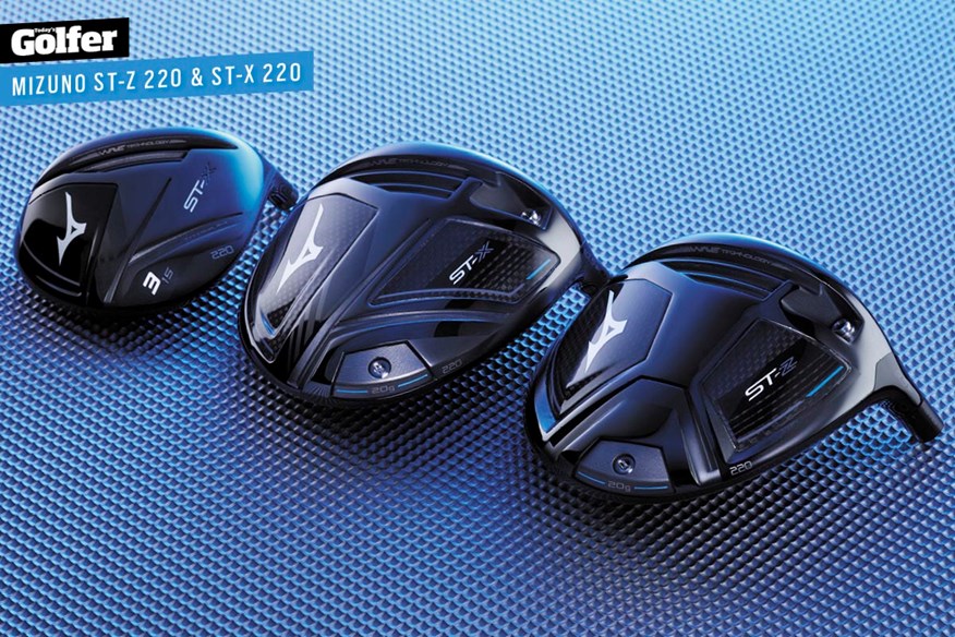 The new Mizuno ST-X and ST-Z 220 drivers and fairway wood.