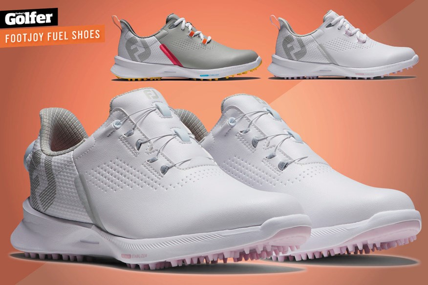 The three women's FootJoy Fuel models.