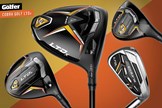 The Cobra Golf King LTDx driver, fairway wood, hybrid and iron.