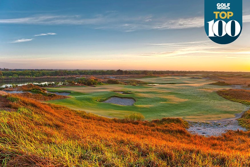 Streamsong Blue is one of the best golf courses in the USA.