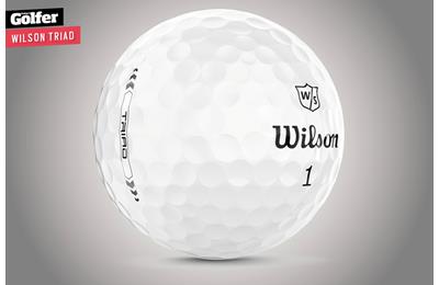 The Wilson Triad golf ball has been designed to help golfers break 80.