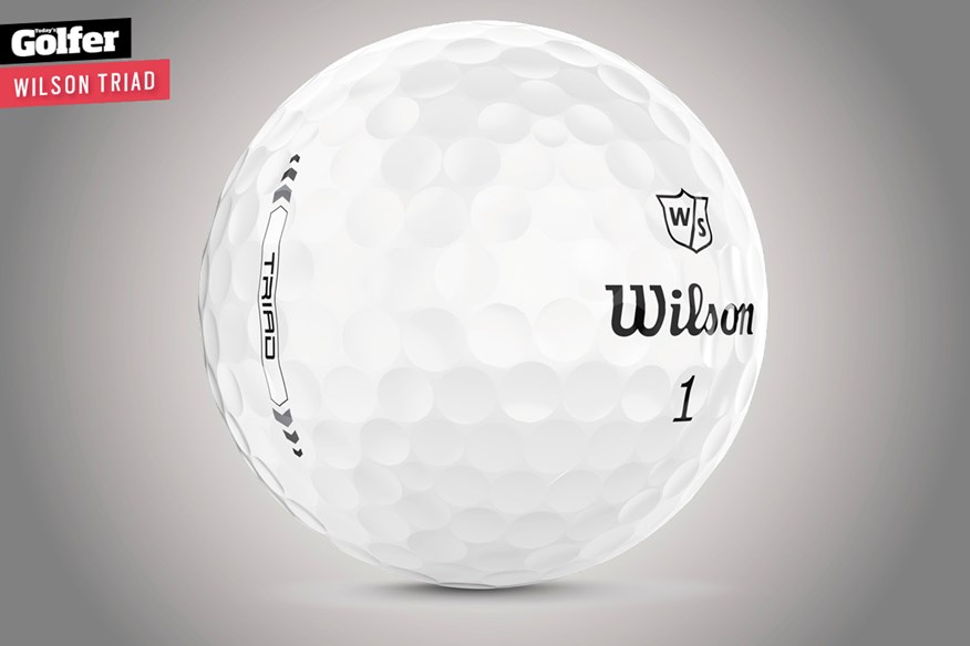 The Wilson Triad golf ball has been designed to help golfers break 80.